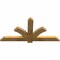 Ekena Millwork Redmond Rough Sawn Timber Gable Bracket, Western Red Cedar, 48"W x 24"H x 2"D x 4"F, 12/12 Pitch GBW048X24X0204RED00RWR - alternate 1